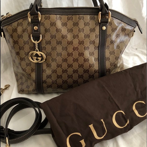 Gucci Handbags - Authentic GUCCI Crystal Coated Dome Bag